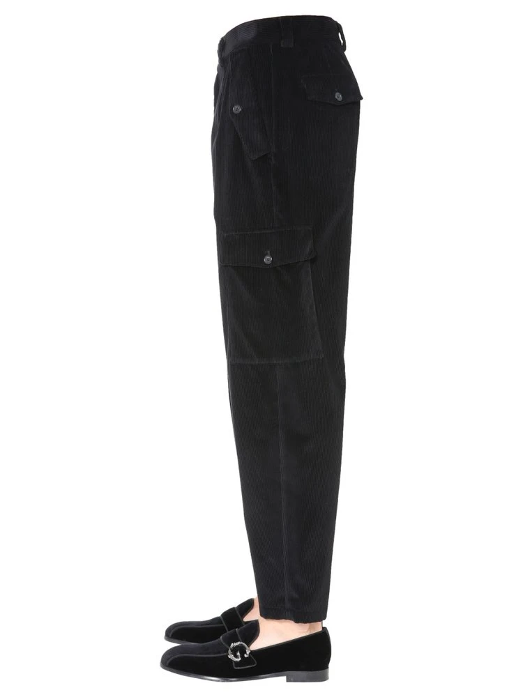 Dolce & Gabbana Tapered Cargo Pants - Black 6 Dolce & Gabbana Tapered Cargo Pants - Black - Image 6