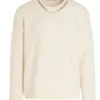 Dolce & Gabbana Necklace Detail Knit Jumper - White