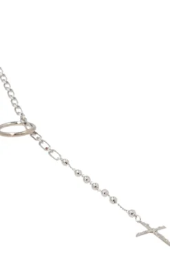 ( New Season ) Dolce & Gabbana Rosario Necklace - Silver -Cheap Vestureo Store 008bed97f9758d866d154810fd4fa050
