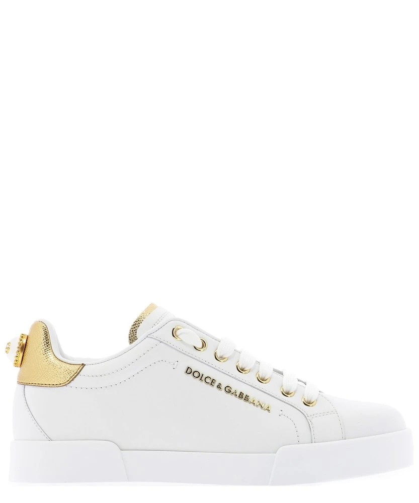 Dolce & Gabbana Portofino Sneakers - White 1 Dolce & Gabbana Portofino Sneakers - White