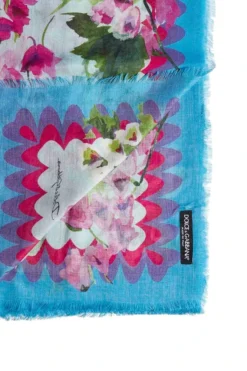 ( New Season ) Dolce & Gabbana Large Bluebell-Printed Scarf - Multi -Cheap Vestureo Store 011bb0b5a3273f6a66e68f86bdf071be