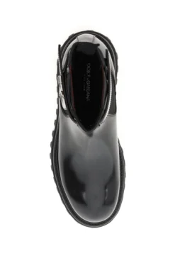 Dolce & Gabbana DG Logo Boots - Black -Cheap Vestureo Store 015a735c9e8c01cd3bcc648610de8ac7