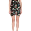 ( New Season ) Dolce & Gabbana Floral Motif Sequin Embellished Mini Dress - Multi