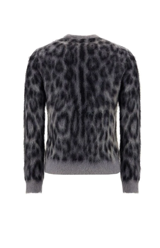 Dolce & Gabbana Leopard Intarsia Sweater - Multi 2 Dolce & Gabbana Leopard Intarsia Sweater - Multi - Image 2