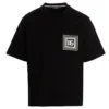 ( New Season ) Dolce & Gabbana Logo Printed Crewneck T-Shirt - Black