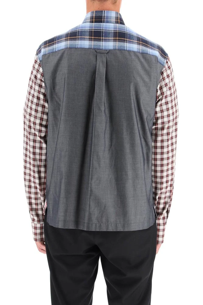 Dolce & Gabbana Checked Patchwork Shirt - Multi 3 Dolce & Gabbana Checked Patchwork Shirt - Multi - Image 3