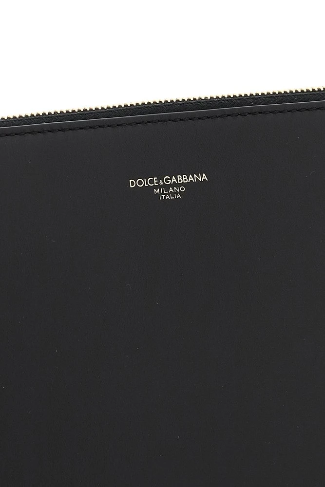 ( New Season ) Dolce & Gabbana Monreale Logo Clutch Bag - Black 4 ( New Season ) Dolce & Gabbana Monreale Logo Clutch Bag - Black - Image 4