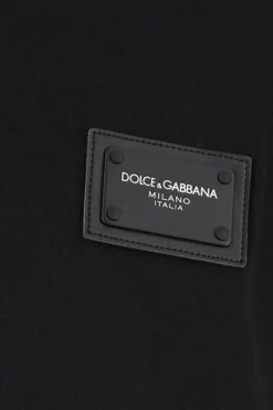 Dolce & Gabbana Logo Patch T-Shirt - Black -Cheap Vestureo Store 023c9133bb1238894bba1eb85daae75c