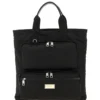 ( New Season ) Dolce & Gabbana Logo Plaque Tote Bag - Black