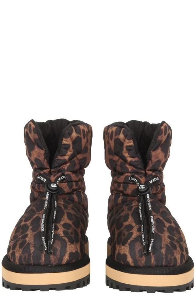 Dolce & Gabbana Leopard Printed Boots - Multi 2 Dolce & Gabbana Leopard Printed Boots - Multi - Image 2