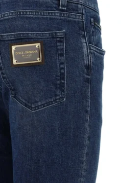 Dolce & Gabbana Logo Plaque Jeans - Blue -Cheap Vestureo Store 035af144f0c9216c8635a7d0e356b4e4