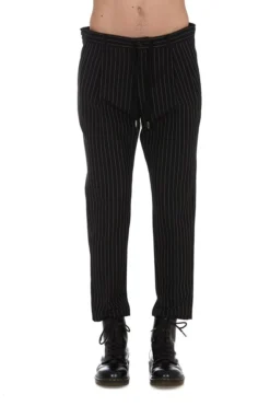 Dolce & Gabbana Pinstripe Drawstring Trousers - Black -Cheap Vestureo Store 038dc8ca668bd7d132d7cc5bca1b8f70