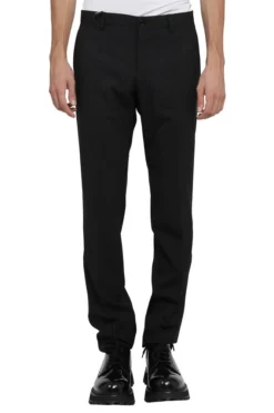 Dolce & Gabbana Slim Fit Tailored Trousers - Black