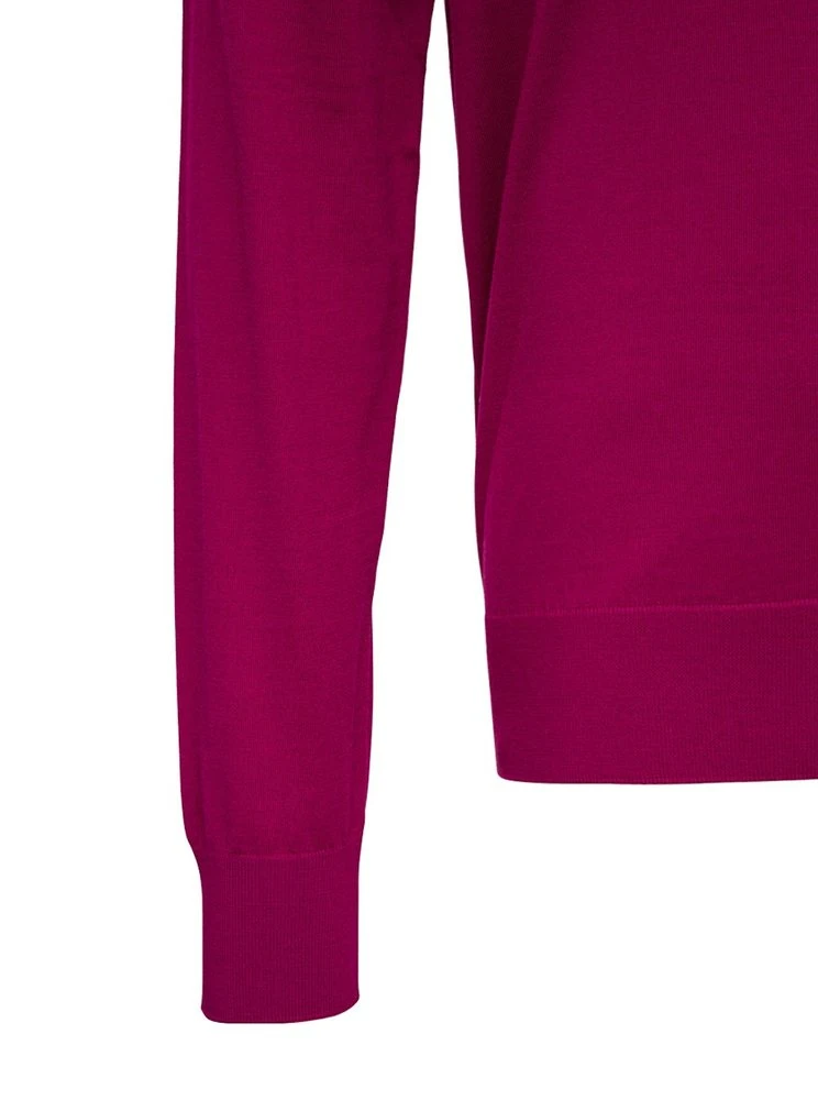 Dolce & Gabbana Turtleneck Knit Jumper - Pink 3 Dolce & Gabbana Turtleneck Knit Jumper - Pink - Image 3