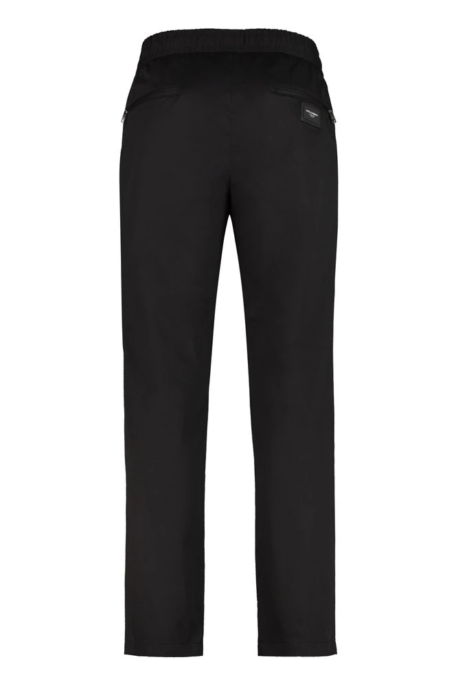 Dolce & Gabbana Logo Patch Jogger Pants - Black 2 Dolce & Gabbana Logo Patch Jogger Pants - Black - Image 2