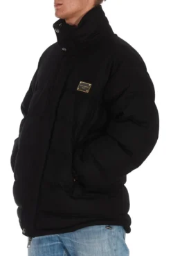 Dolce & Gabbana Logo Plaque Padded Coat - Black 9 Dolce & Gabbana Logo Plaque Padded Coat - Black -Cheap Vestureo Store 04e32fac708716037f43c3deab98a60d