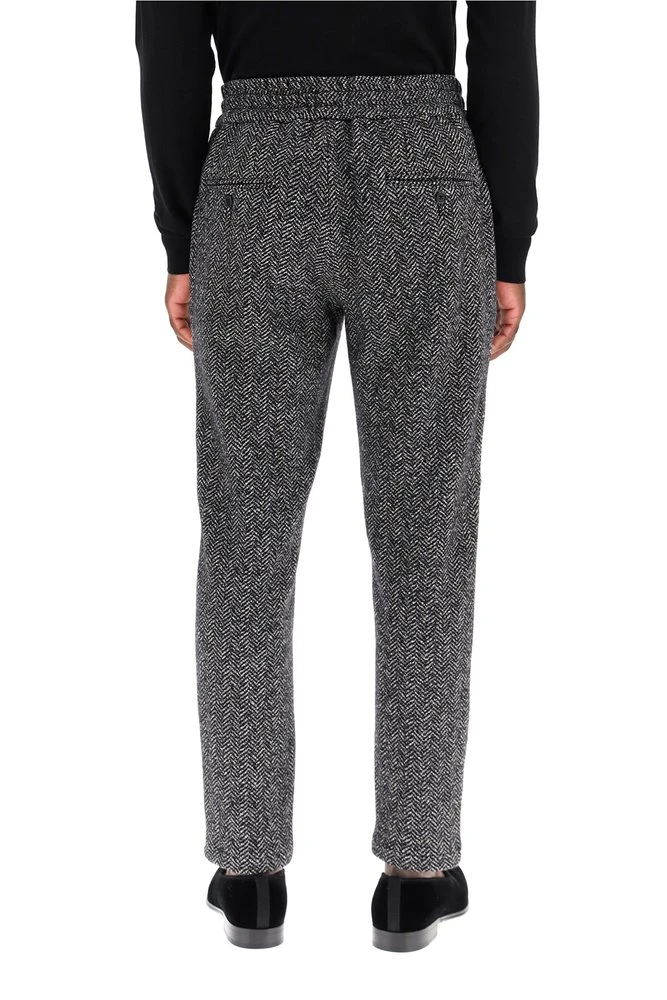 Dolce & Gabbana Chevron Drawstring Pants - Grey 4 Dolce & Gabbana Chevron Drawstring Pants - Grey - Image 4