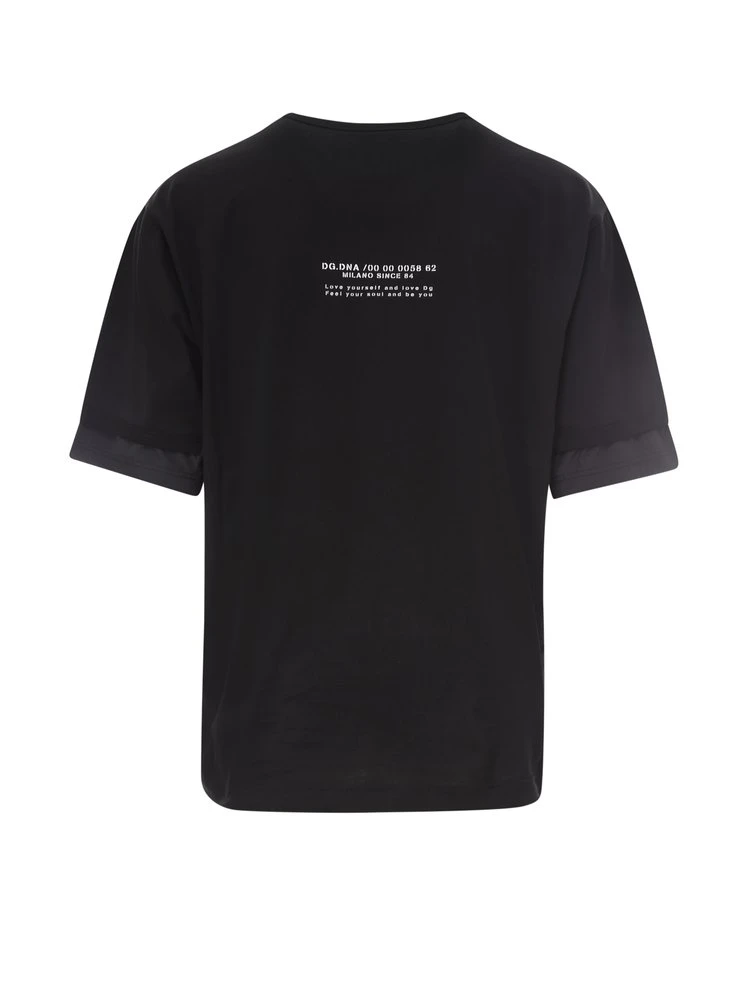 Dolce & Gabbana Camouflage Patch Pocket T-Shirt - Black 2 Dolce & Gabbana Camouflage Patch Pocket T-Shirt - Black - Image 2