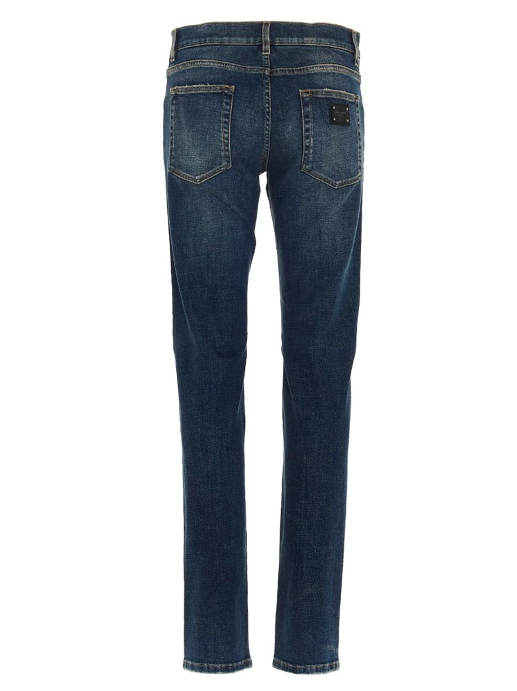 Dolce & Gabbana Skinny Stretch Jeans - Blue 2 Dolce & Gabbana Skinny Stretch Jeans - Blue - Image 2