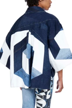 Dolce & Gabbana Patchwork Denim Short-Sleeve Shirt - Multi -Cheap Vestureo Store 05ec5599d820eb9d429dc1fa6e8ba799