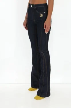 Dolce & Gabbana Logo Plaque Flared Jeans - Blue 11 Dolce & Gabbana Logo Plaque Flared Jeans - Blue -Cheap Vestureo Store 075bede9335ded36d0ade2f327a99f67