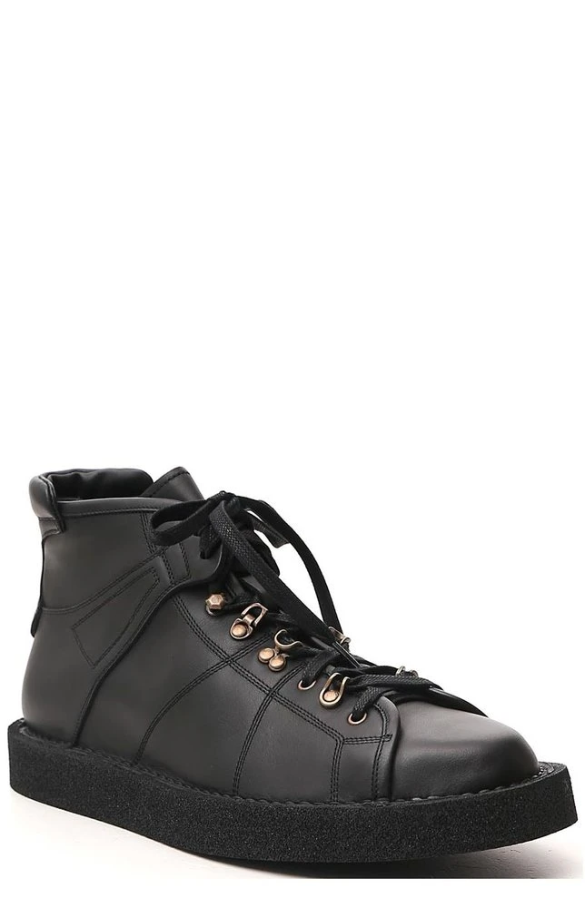 Dolce & Gabbana Modigliani Lace-Up Ankle Boots - Black 2 Dolce & Gabbana Modigliani Lace-Up Ankle Boots - Black - Image 2