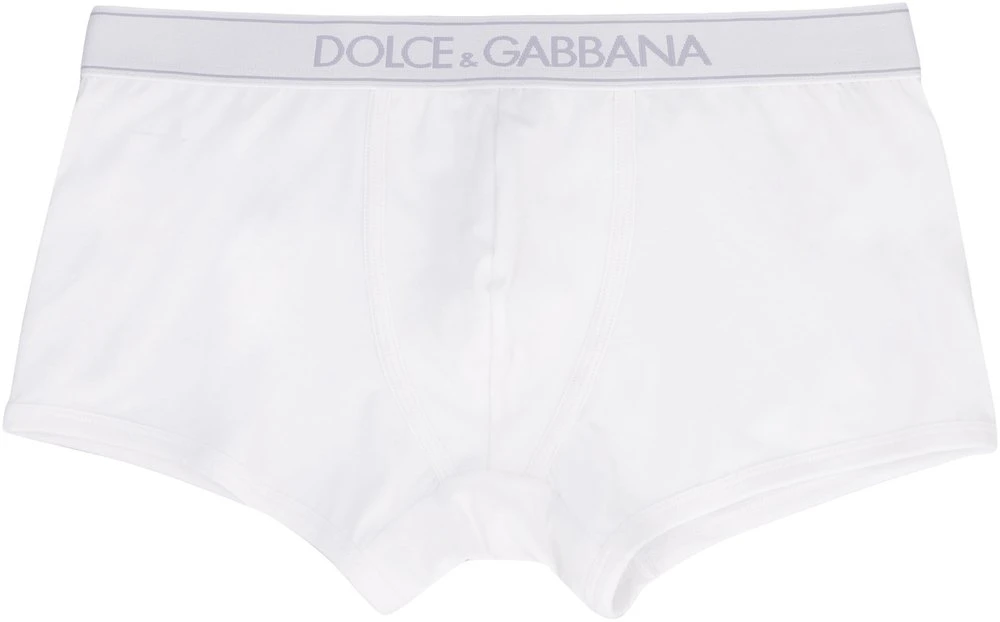 Dolce & Gabbana Logo Waistband Briefs - White 1 Dolce & Gabbana Logo Waistband Briefs - White