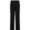( New Season ) Dolce & Gabbana Layered Waist Tailored Trousers - Black