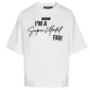 Dolce & Gabbana Slogan Printed T-Shirt - White