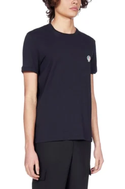Dolce & Gabbana Logo Embroidered Crewneck T-Shirt - Navy -Cheap Vestureo Store 08dd46e0be98a1b334db543f858c94c0