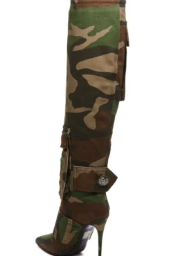 ( New Season ) Dolce & Gabbana Logo Patch Camouflage Patterned Boots - Red -Cheap Vestureo Store 0918e5d3fb13c5efa6a875d360d80c9a