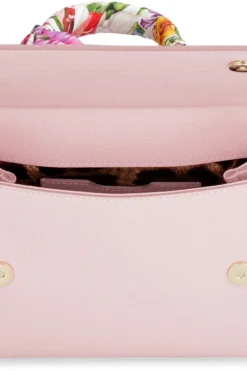 ( New Season ) Dolce & Gabbana Sicily Scarf Embellished Mini Tote Bag - Pink -Cheap Vestureo Store 091a2980ed2093ab2f32b4df705d2af7