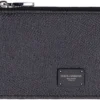 Dolce & Gabbana Logo Plaque Zipped Cardholder - Black