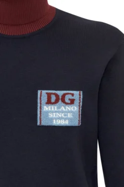Dolce & Gabbana Logo Patch Turtleneck Knit Pullover - Multi 7 Dolce & Gabbana Logo Patch Turtleneck Knit Pullover - Multi -Cheap Vestureo Store 0a1316012b8a845228ebe1f954707135