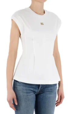 ( New Season ) Dolce & Gabbana Logo Plaque Crewneck T-Shirt - White 5 ( New Season ) Dolce & Gabbana Logo Plaque Crewneck T-Shirt - White -Cheap Vestureo Store 0a13a2bb6b84a443581d378df9e9eedd