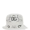 ( New Season ) Dolce & Gabbana Cut Out Embroidered Drill Hat - White
