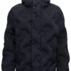 Dolce & Gabbana Quilted Hooded Coat - Black