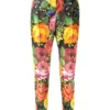 ( New Season ) Dolce & Gabbana Floral Printed Cropped Trousers - Multi
