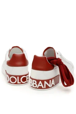 ( New Season ) Dolce & Gabbana Portofino Sneakers - White -Cheap Vestureo Store 0a69027b0d9b9655d69722554c4f51c2