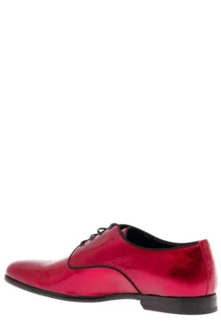 ( New Season ) Dolce & Gabbana Patent Lace-Up Derby Shoes - Red -Cheap Vestureo Store 0af04f2267f07aec208f30afef5085e0