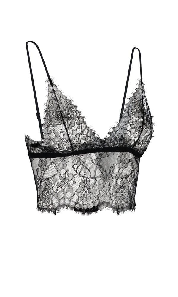 ( New Season ) Dolce & Gabbana Lace Detailed Camisole Top - Black 3 ( New Season ) Dolce & Gabbana Lace Detailed Camisole Top - Black - Image 3