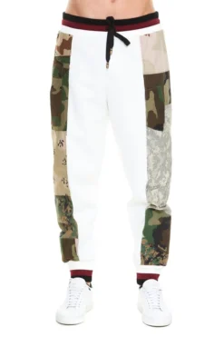 ( New Season ) Dolce & Gabbana Camouflage Print Pants - Multi