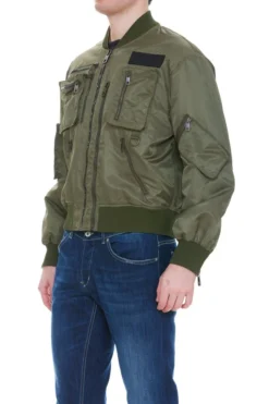 ( New Season ) Dolce & Gabbana Utility Zipped Bomber Jacket - Green -Cheap Vestureo Store 0c7f1ecfe77f58929ec9a965be5e3c33