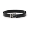 Dolce & Gabbana Logo Engraved Buckle Belt - Black
