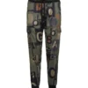 ( New Season ) Dolce & Gabbana Allover Logo Printed Jogging Pants - Multi