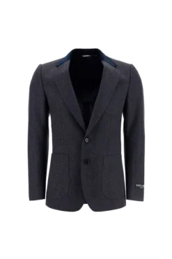 Dolce & Gabbana Logo Patch Tailored Blazer - Multi