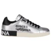 Dolce & Gabbana Portofino Sneakers - Silver
