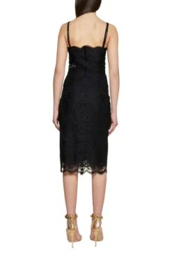 ( New Season ) Dolce & Gabbana Sleeveless Lace-Detailed Mini Dress - Black -Cheap Vestureo Store 0ec175d93ce85397b59b785f467e3372