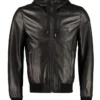 Dolce & Gabbana Zipped Leather Jacket - Black