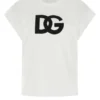 ( New Season ) Dolce & Gabbana Logo Patch Crewneck T-Shirt - White
